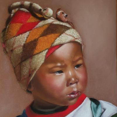 Pastel de Josseline Haye-Bévin